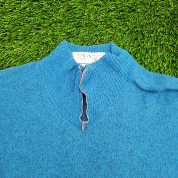 Vintage Clappers New-York 1/4-Zip Sweater S/M 20x25 Made In Italy - Picture 3 of 11